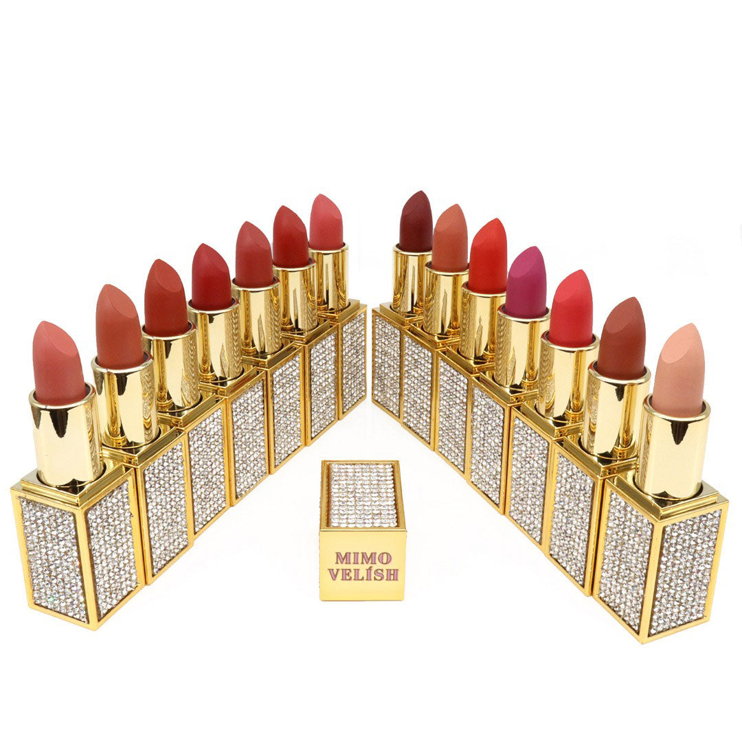 Own the most sensational, dramatic, seductive lips with MIMO VELISH LIPSTIC