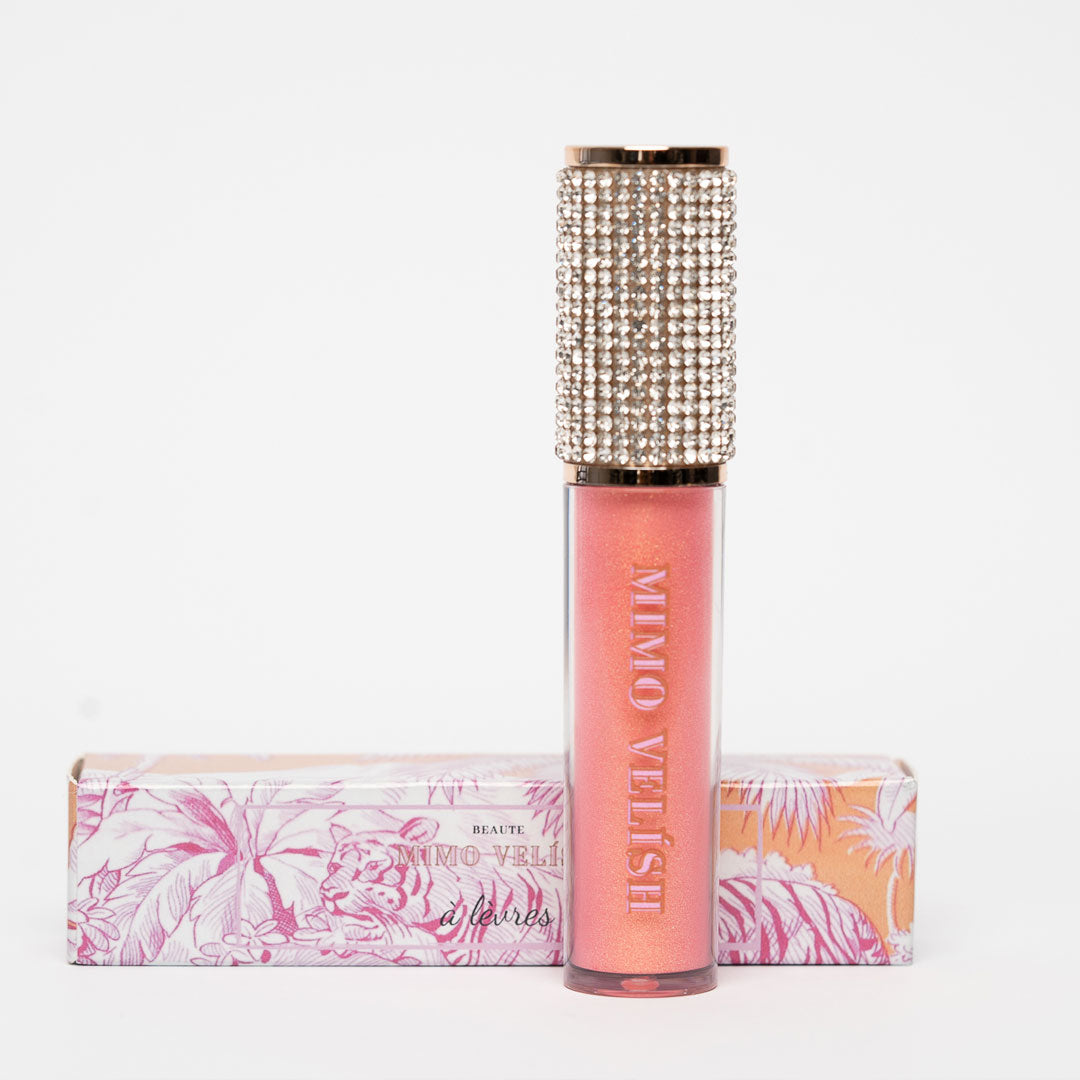 MIMO VELISH Lip Gloss so sparkly and so juicy he will want to steal that kiss